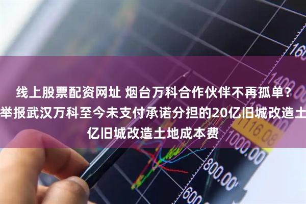 线上股票配资网址 烟台万科合作伙伴不再孤单？武汉中恒举报武汉万科至今未支付承诺分担的20亿旧城改造土地成本费